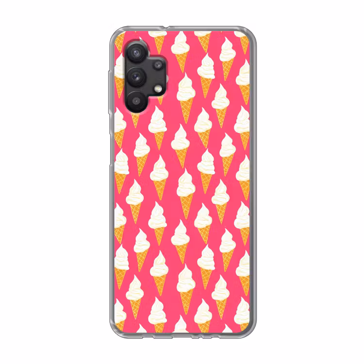 Softijs - Horentje - Roze Telefoonhoesje Samsung Galaxy A32 5G klein 346 -3d