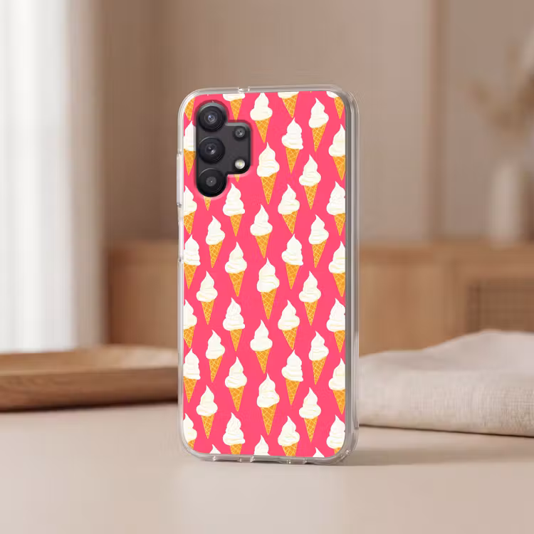 Softijs - Horentje - Roze Telefoonhoesje Samsung Galaxy A32 5G klein 346 -sfeer2