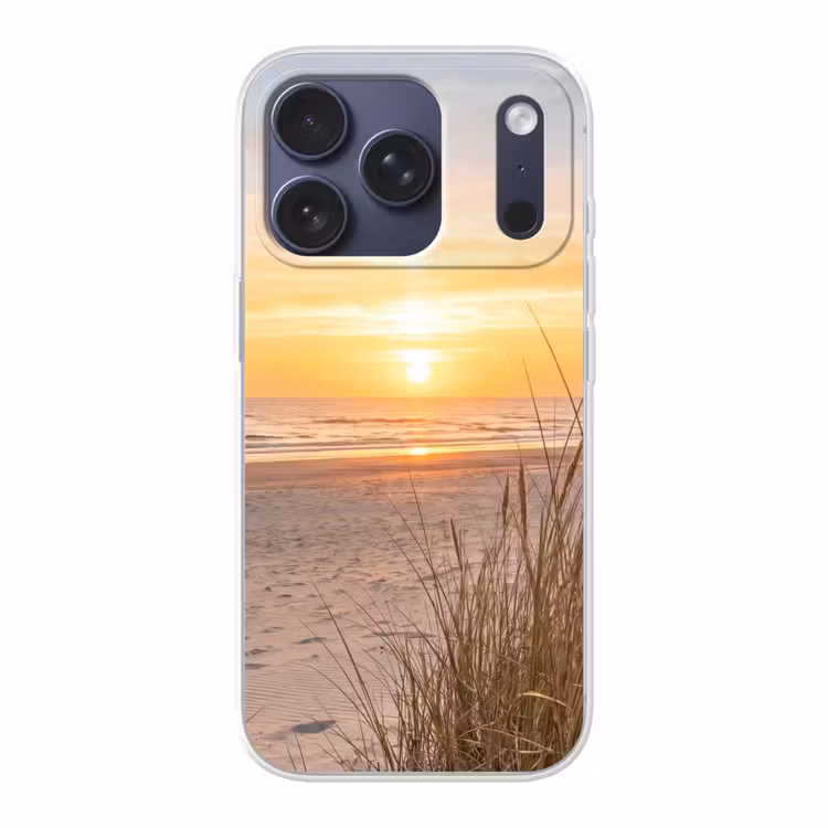 Zonsondergang - Duinen - Zee Telefoonhoesje iPhone 17 Pro klein -3d