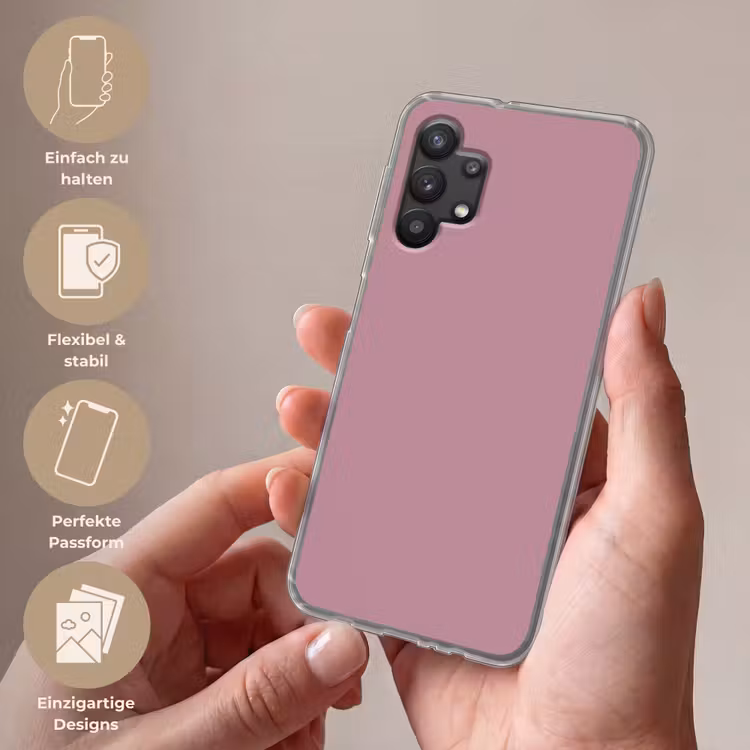 Dusty - Mauve - Paars Telefoonhoesje Samsung Galaxy A32 5G klein 346 -sfeer3_DE