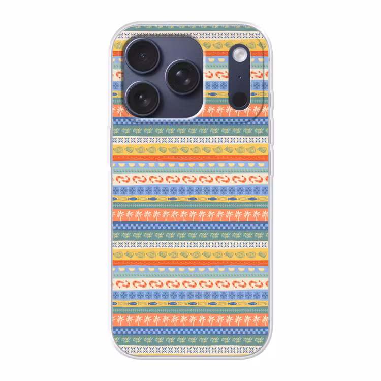 Zee - Sfeer - Oester - Garnaal Telefoonhoesje iPhone 17 Pro klein 878 -3d