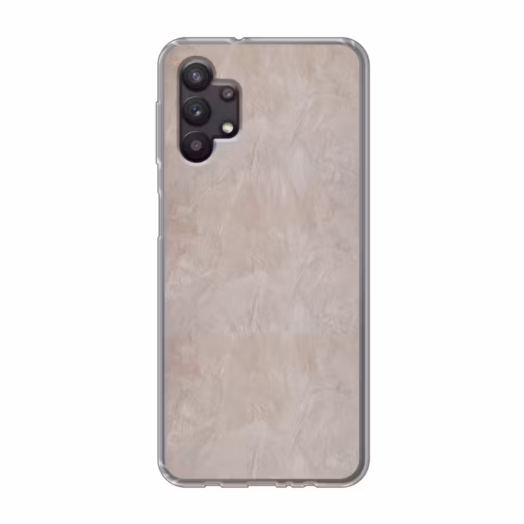Textuur - Wand - Modern - Beige - Abstract Telefoonhoesje Samsung Galaxy A32 5G klein -3d