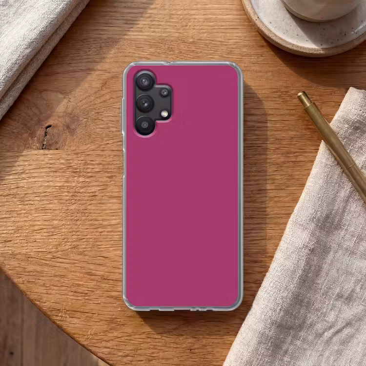 Deep - Magenta - Paars Telefoonhoesje Samsung Galaxy A32 5G klein 346 -sfeer1