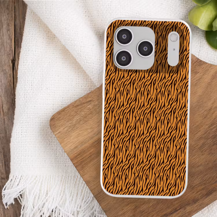 Dier - Oranje - Tijger Telefoonhoesje iPhone 17 Pro klein 878 -sfeer1