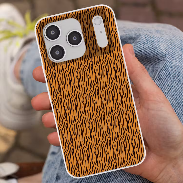 Dier - Oranje - Tijger Telefoonhoesje iPhone 17 Pro klein 878 -sfeer2
