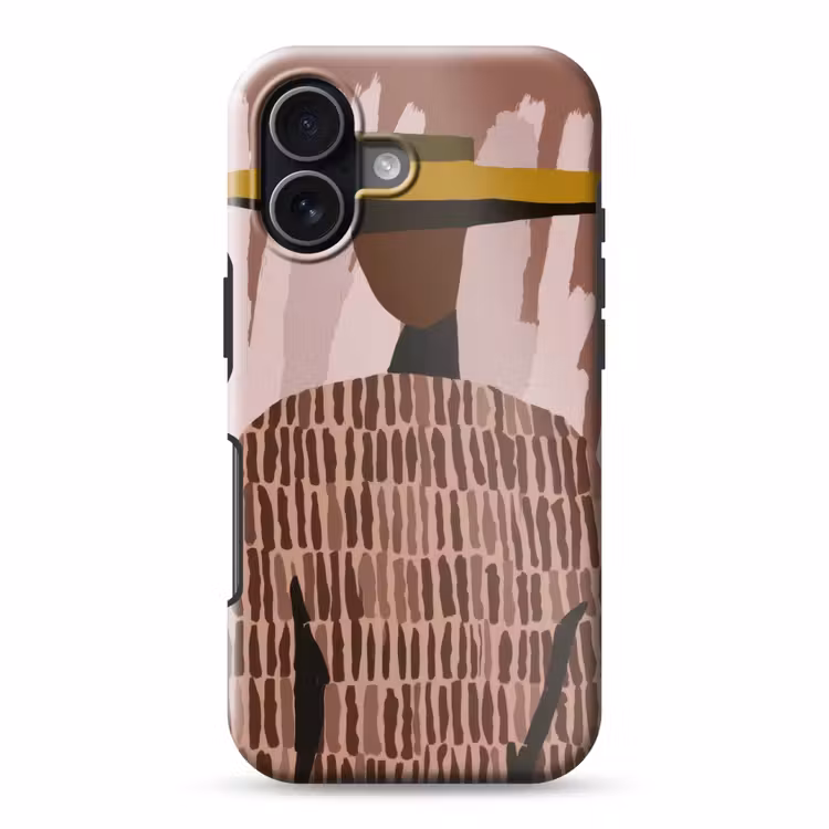 Abstract - Figuur - Illustratie - Hoed Toughcase MagSafe Apple iPhone 17 klein -3d