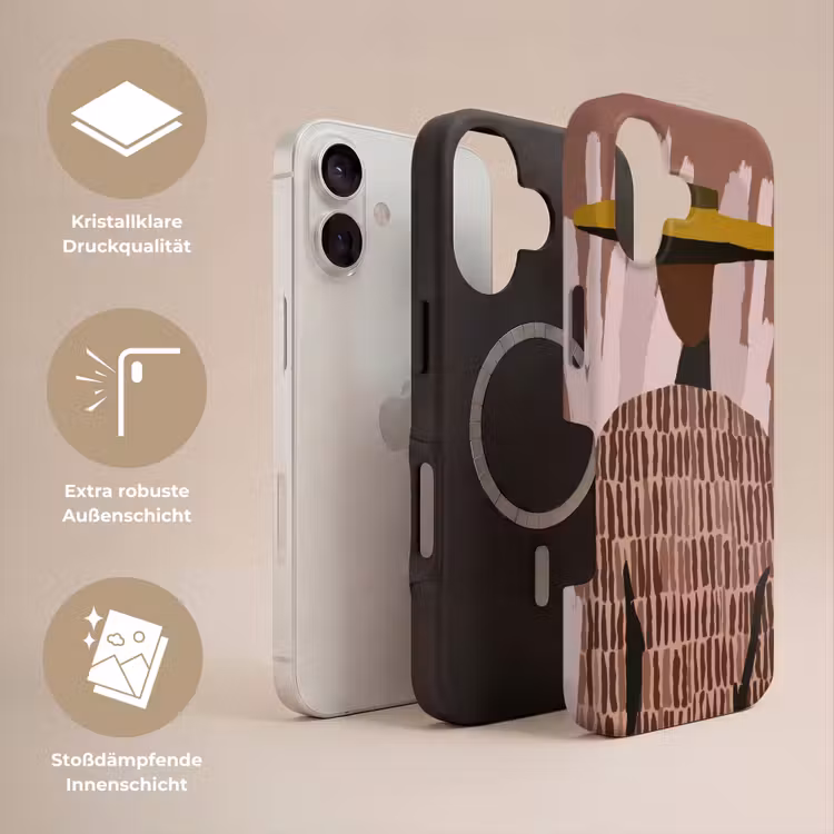 Abstract - Figuur - Illustratie - Hoed Toughcase MagSafe Apple iPhone 17 klein -USP_Lagen_DE