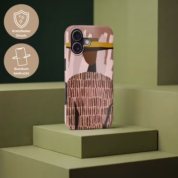 Abstract - Figuur - Illustratie - Hoed Toughcase MagSafe Apple iPhone 17 klein -USP_PrintM_DE
