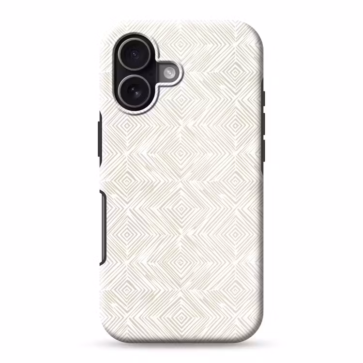 Abstract - Ruiten - Beige Toughcase MagSafe Apple iPhone 17 klein 1017 -3d