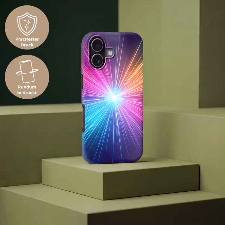 Abstract - Light - Burst - Modern - Colorful Toughcase MagSafe Apple iPhone 17 klein -USP_PrintM_DE