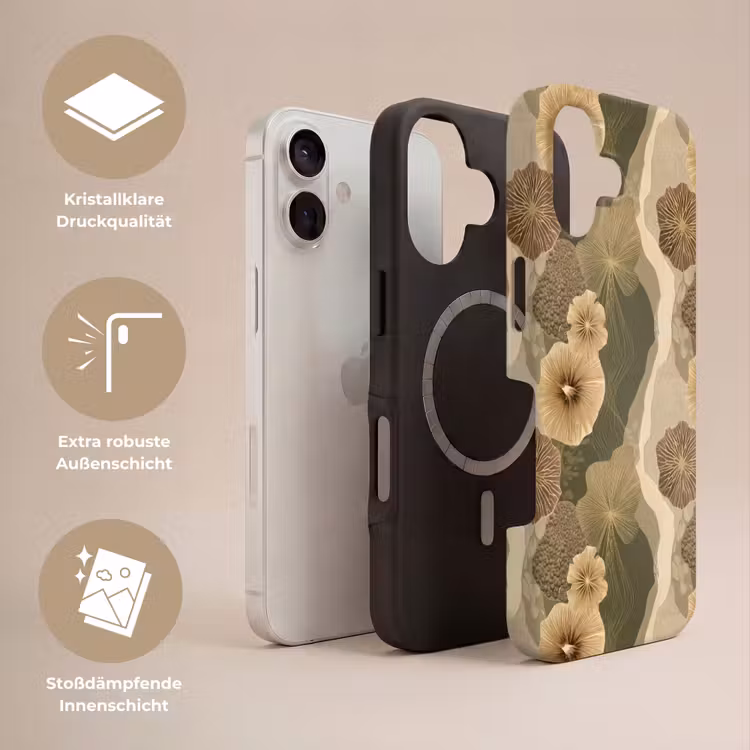 Abstract - Modern - Groen Toughcase MagSafe Apple iPhone 17 klein 1017 -USP_Lagen_DE