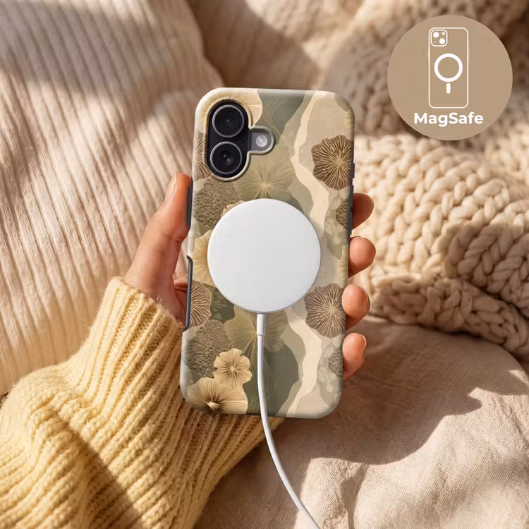 Abstract - Modern - Groen Toughcase MagSafe Apple iPhone 17 klein 1017 -USP_MagsafeV