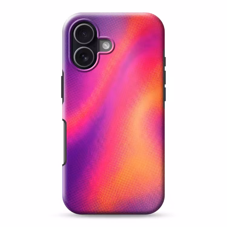Abstract - Patroon - Kleurverloop Toughcase MagSafe Apple iPhone 17 klein -3d