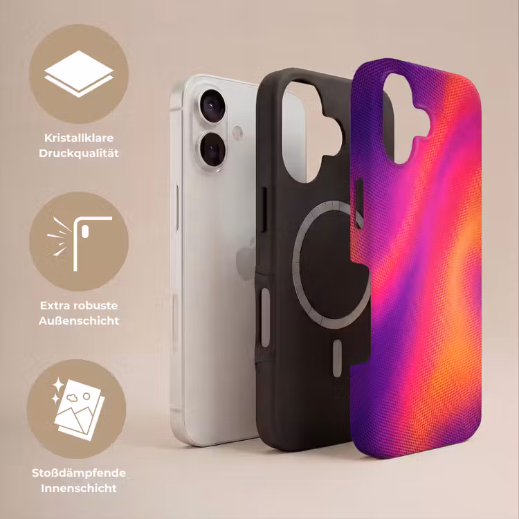 Abstract - Patroon - Kleurverloop Toughcase MagSafe Apple iPhone 17 klein -USP_Lagen_DE
