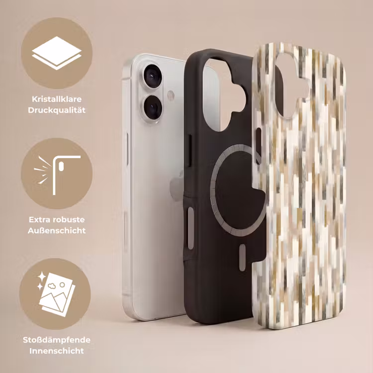 Abstract - Patroon - Kwaststreken Toughcase MagSafe Apple iPhone 17 klein 1017 -USP_Lagen_DE