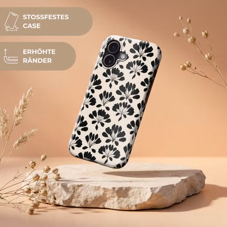 Abstract - Patroon - Zwart Toughcase MagSafe Apple iPhone 17 klein 1017 -USP_RandenV_DE