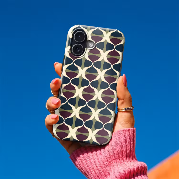 Abstract - Retro - Kleurrijk Toughcase MagSafe Apple iPhone 17 klein 1017 -Sfeer1V