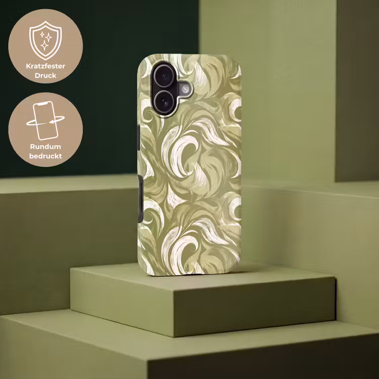 Abstract - Textuur - Groen Toughcase MagSafe Apple iPhone 17 klein 1017 -USP_PrintM_DE