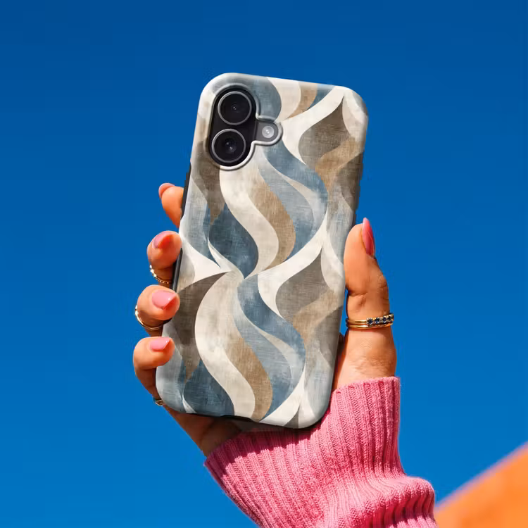 Abstract - Golven - Kleurrijk Toughcase MagSafe Apple iPhone 17 klein 1017 -Sfeer1V