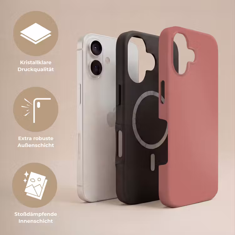 Ancient - Rose - Roze Toughcase MagSafe Apple iPhone 17 klein 1017 -USP_Lagen_DE