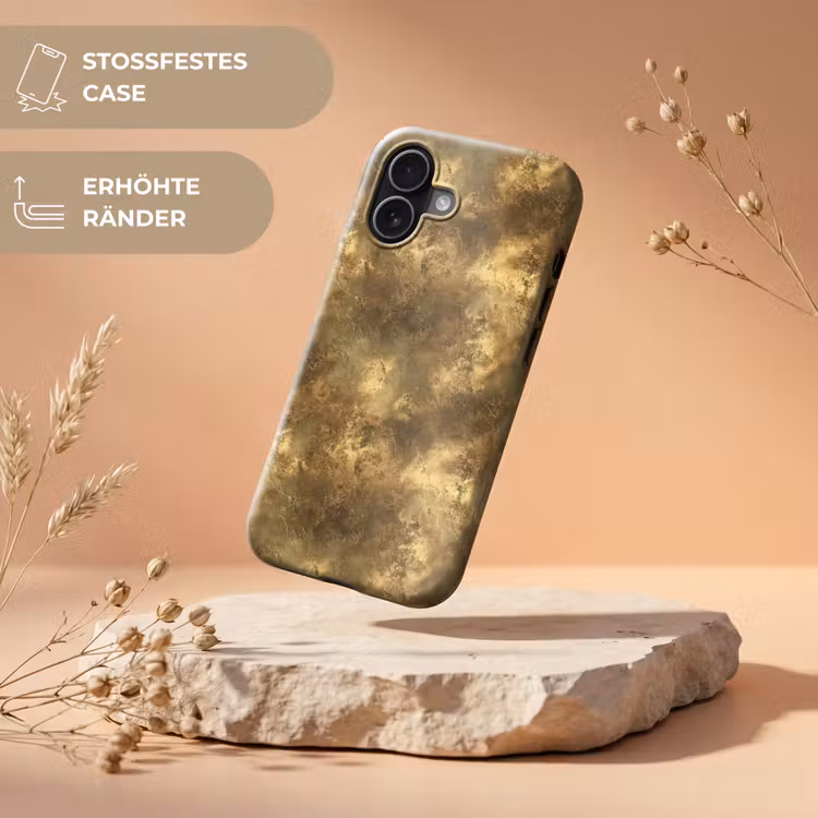 Antiek - Metaallook - Goud Toughcase MagSafe Apple iPhone 17 klein 1017 -USP_RandenV_DE