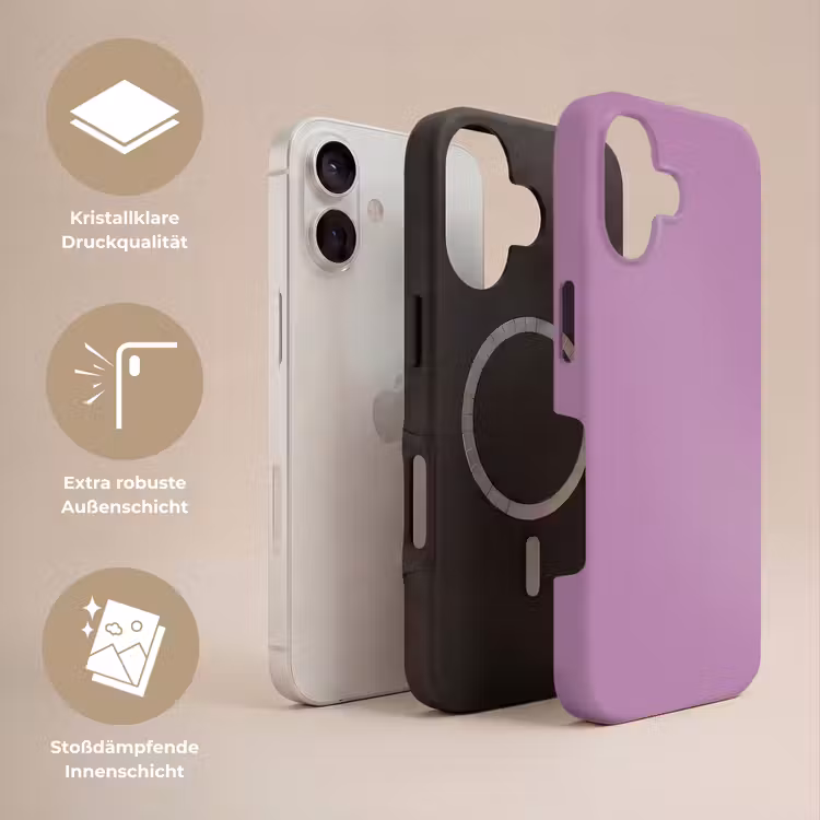 Antique - Orchid - Paars Toughcase MagSafe Apple iPhone 17 klein 1017 -USP_Lagen_DE
