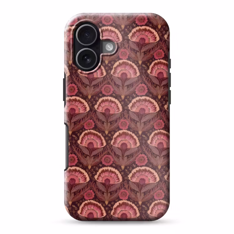 Antiek - Bloemen - Kleurrijk Toughcase MagSafe Apple iPhone 17 klein 1017 -3d