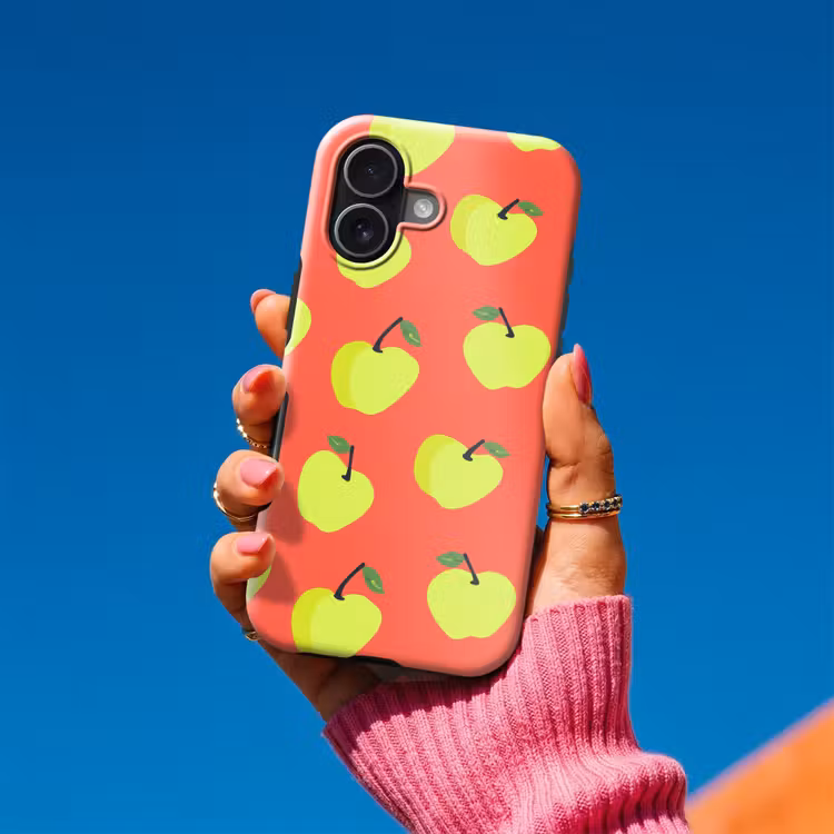 Appels - Modern - Groen Toughcase MagSafe Apple iPhone 17 klein 1017 -Sfeer1V