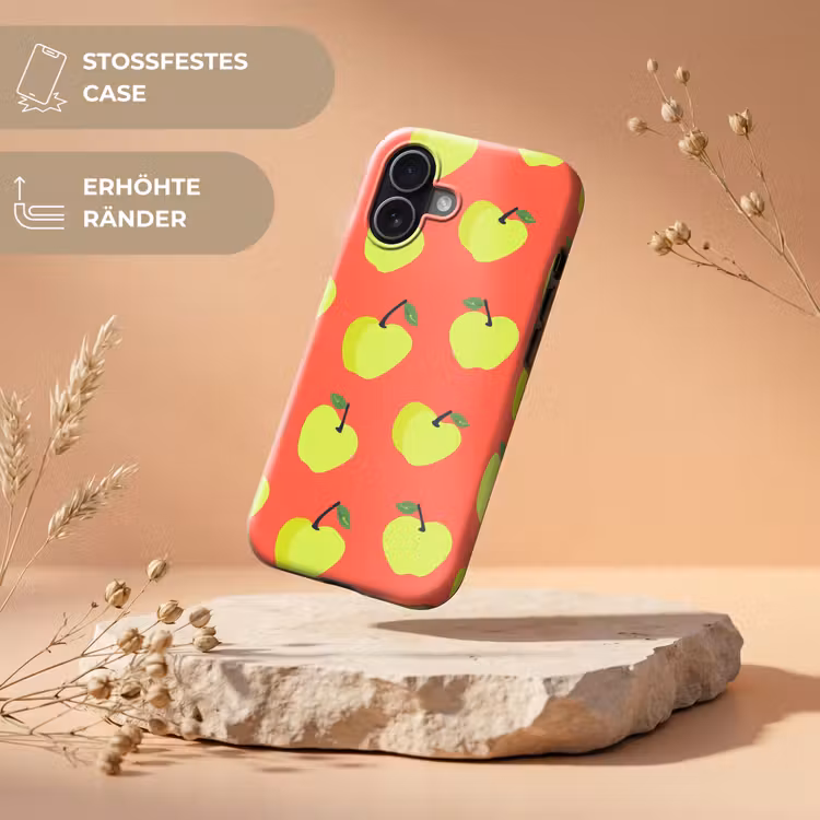 Appels - Modern - Groen Toughcase MagSafe Apple iPhone 17 klein 1017 -USP_RandenV_DE