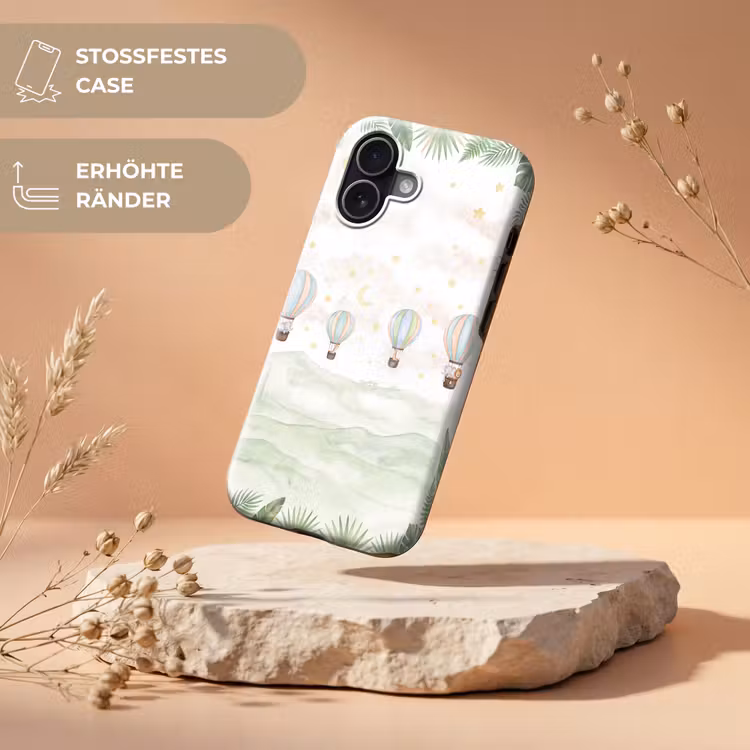 Aquarel - Luchtballonnen - Pastel Toughcase MagSafe Apple iPhone 17 klein -USP_RandenV_DE