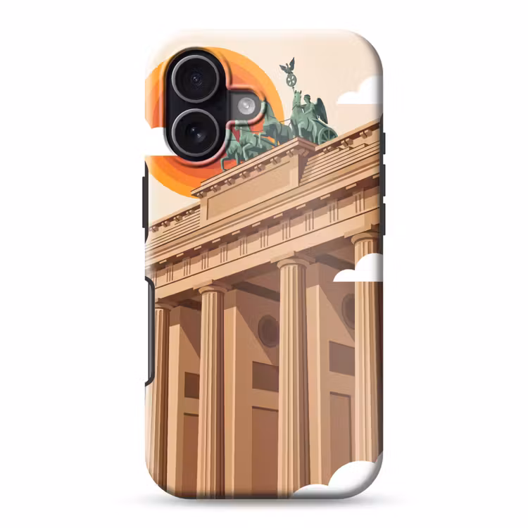 Architectuur - Brandenburg - Berlijn - Zonsondergang - Historisch Toughcase MagSafe Apple iPhone 17 klein -3d