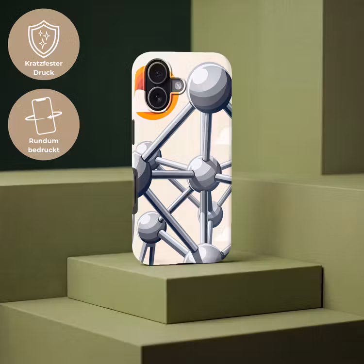 Architectuur - Geometrie - Stad - Modern - Grijs Toughcase MagSafe Apple iPhone 17 klein -USP_PrintM_DE