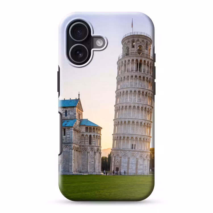 Architectuur - Toren - Pisa - Italië - Zonsondergang Toughcase MagSafe Apple iPhone 17 klein -3d