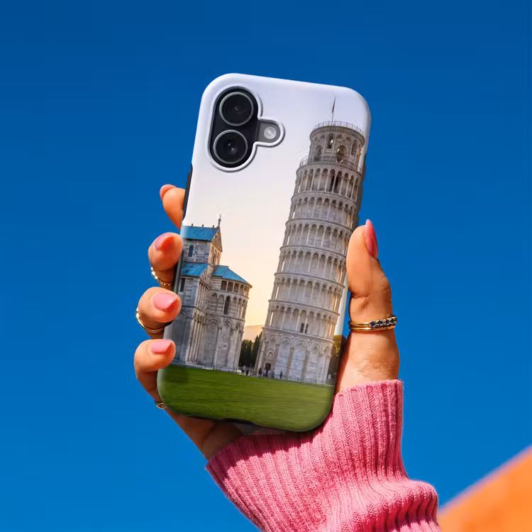 Architectuur - Toren - Pisa - Italië - Zonsondergang Toughcase MagSafe Apple iPhone 17 klein -Sfeer1V