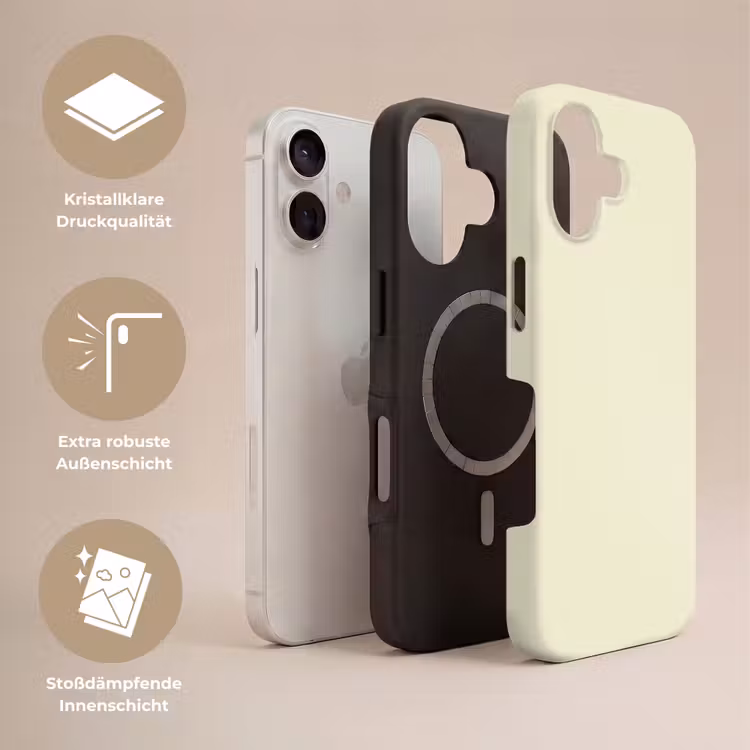 Arctic - Daisy - Nude Toughcase MagSafe Apple iPhone 17 klein 1017 -USP_Lagen_DE