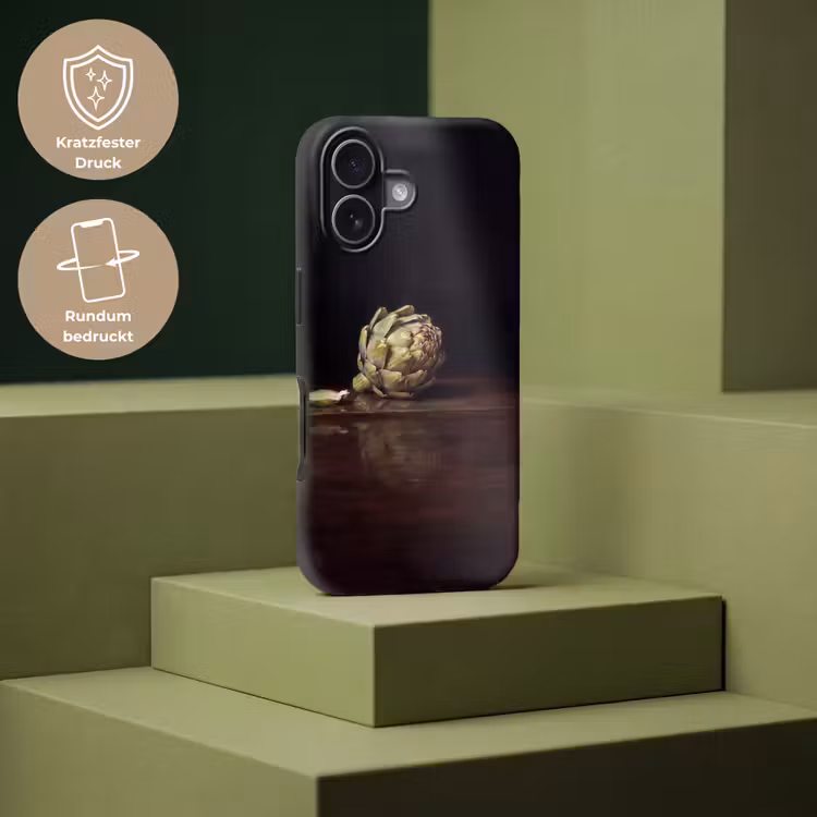 Handyhülle Toughcase - Artischocke – Essen – Klassisch - Artichok - Eten - Klassiek Toughcase MagSafe Apple iPhone 17 klein