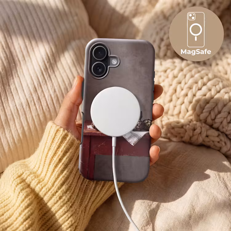Handyhülle Toughcase - Artischocke – Essen – Rustikal - Artisjok - Eten - Rustiek Toughcase MagSafe Apple iPhone 17 klein