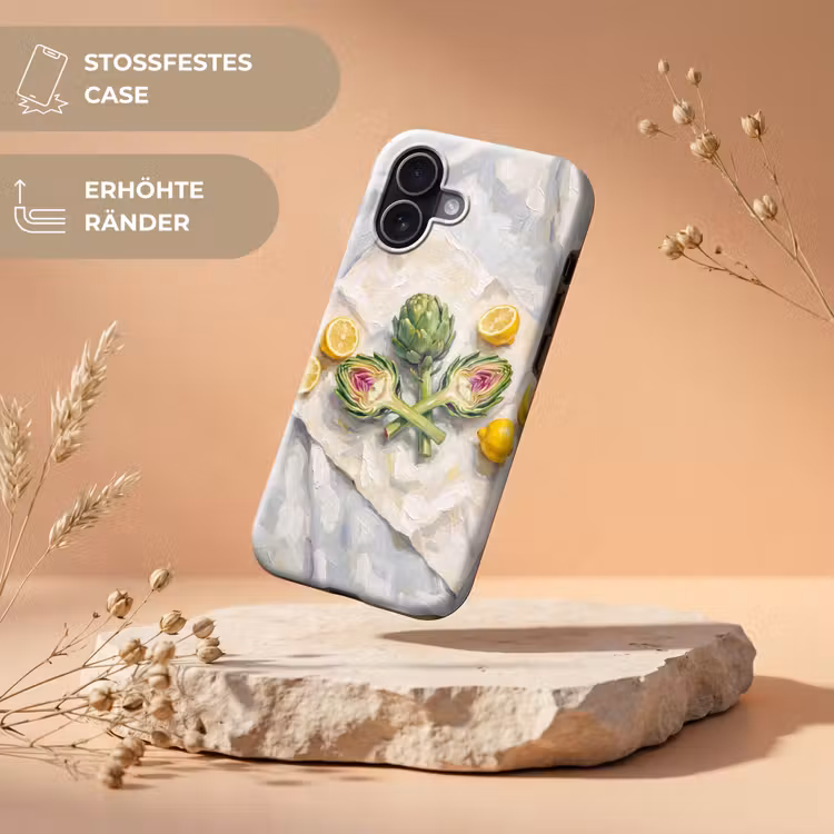 Handyhülle Toughcase - Artischocke – Zitrone – Essen — 5