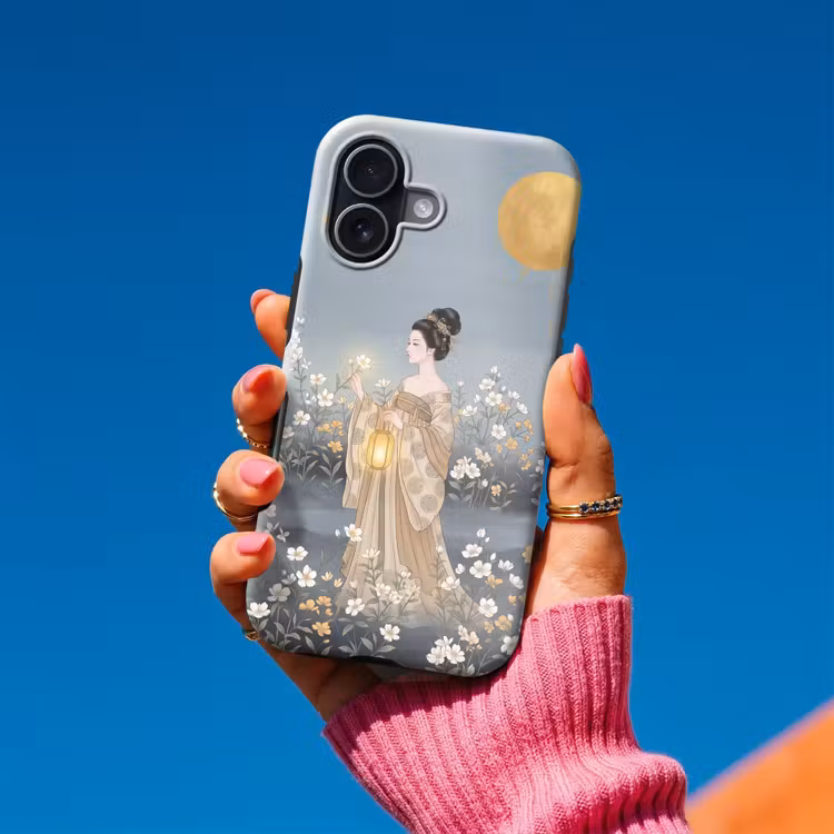 Aziatisch - Vrouw - Kimono Toughcase MagSafe Apple iPhone 17 klein -Sfeer1V