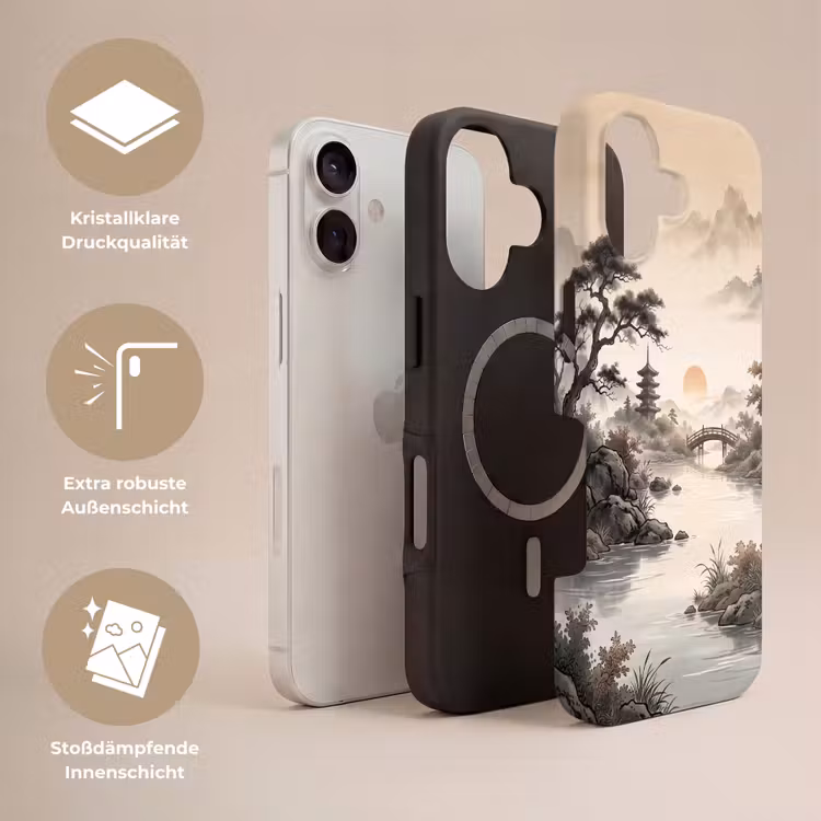 Azië - Landschap - Kleurrijk Toughcase MagSafe Apple iPhone 17 klein -USP_Lagen_DE