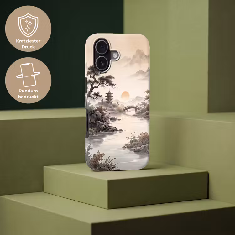 Azië - Landschap - Kleurrijk Toughcase MagSafe Apple iPhone 17 klein -USP_PrintM_DE