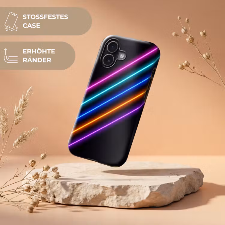 Esthetiek - Retro - Neon Toughcase MagSafe Apple iPhone 17 klein -USP_RandenV_DE