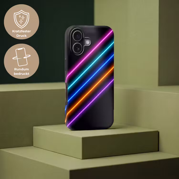 Esthetiek - Retro - Neon Toughcase MagSafe Apple iPhone 17 klein -USP_PrintM_DE