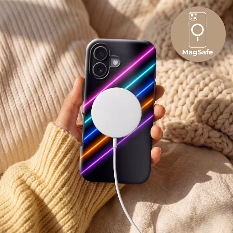 Esthetiek - Retro - Neon Toughcase MagSafe Apple iPhone 17 klein -USP_MagsafeV