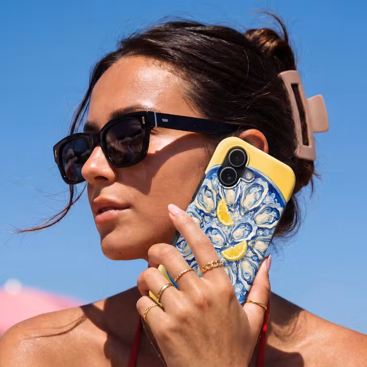 Oesters - Citroen - IJs - Modern - Geel Toughcase MagSafe Apple iPhone 17 klein -Sfeer2V
