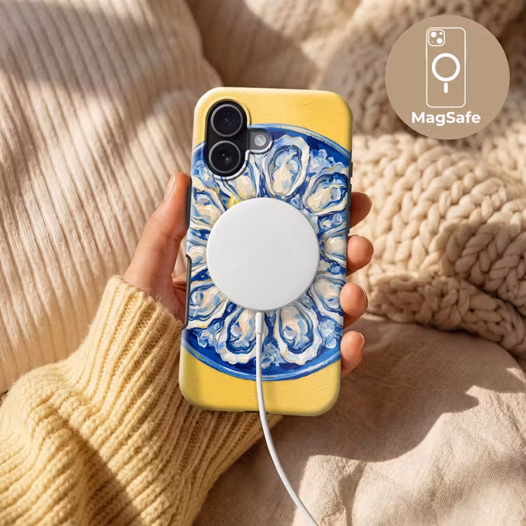 Oesters - Citroen - IJs - Modern - Geel Toughcase MagSafe Apple iPhone 17 klein -USP_MagsafeV