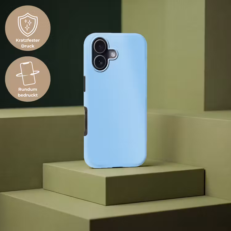 Baby - Blue - Blauw Toughcase MagSafe Apple iPhone 17 klein 1017 -USP_PrintM_DE