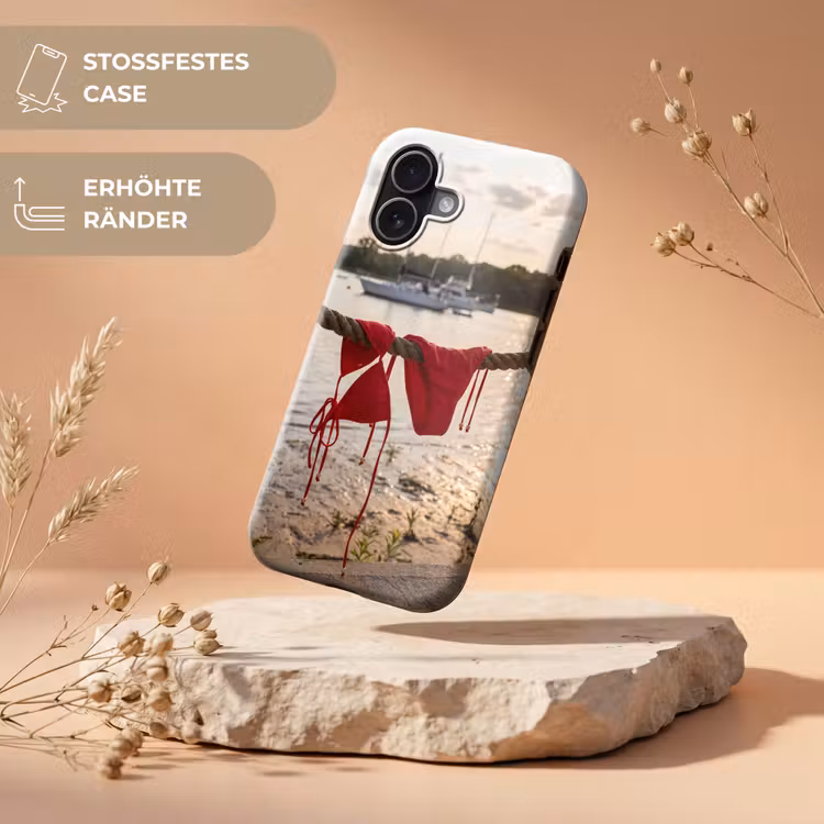 Badkleding - Rood - Zomer - Water - Zonsondergang Toughcase MagSafe Apple iPhone 17 klein -USP_RandenV_DE