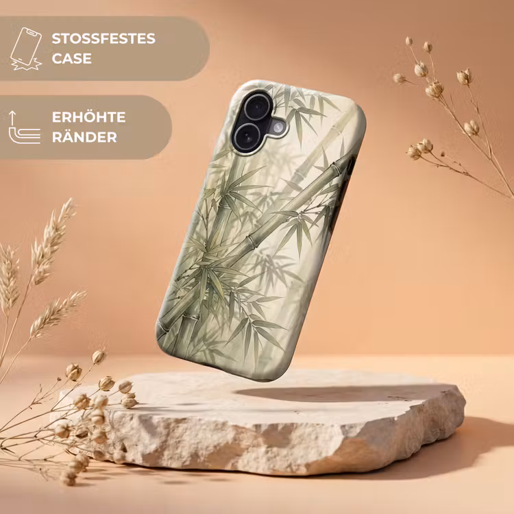Bamboe - Bladeren - Aziatisch - Groen - Natuur Toughcase MagSafe Apple iPhone 17 klein -USP_RandenV_DE
