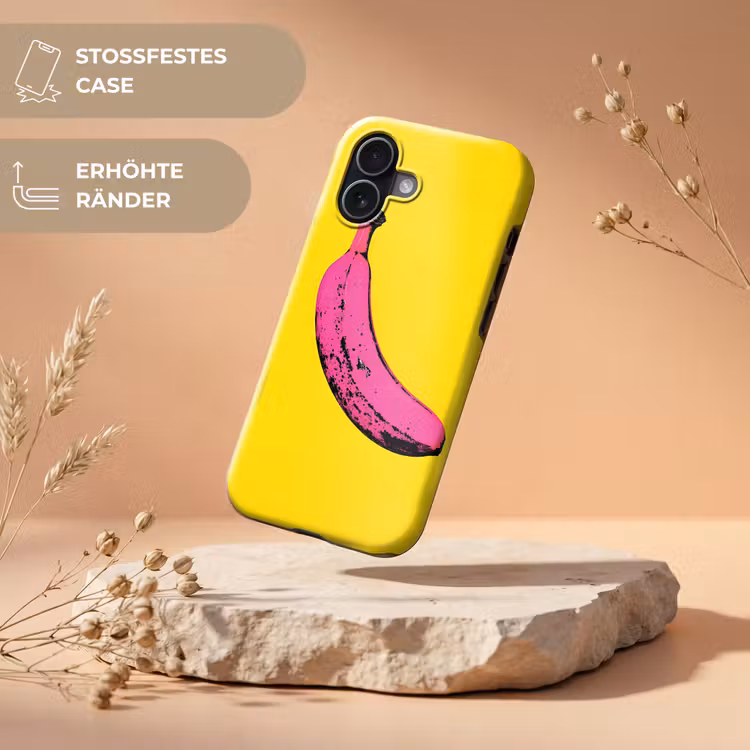 Banaan - Grafisch - Geel Toughcase MagSafe Apple iPhone 17 klein -USP_RandenV_DE